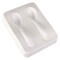 5.5"X 4.5"-Deep 1.25" Demitasse 2 Spoon Slump Mold Glass Fusing